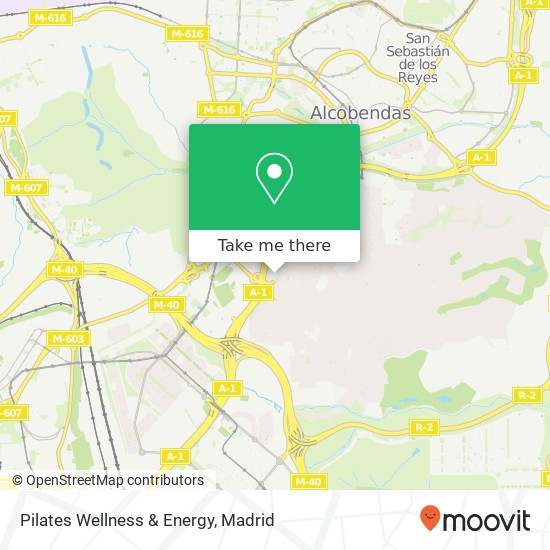 Pilates Wellness & Energy map