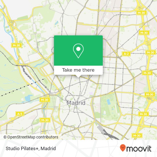 Studio Pilates+ map