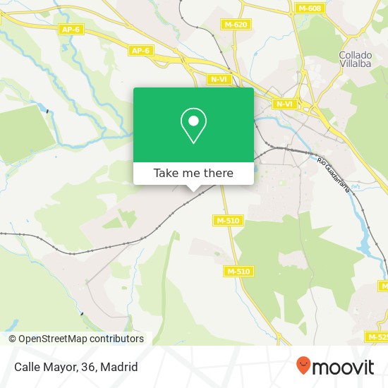 Calle Mayor, 36 map