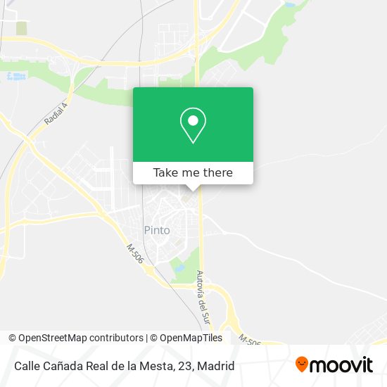 Calle Cañada Real de la Mesta, 23 map