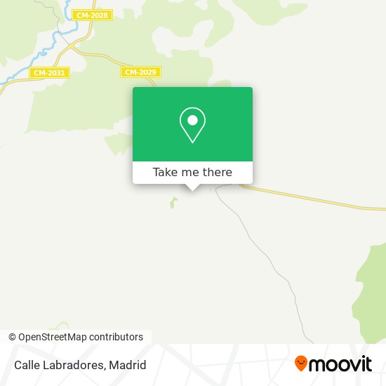 Calle Labradores map