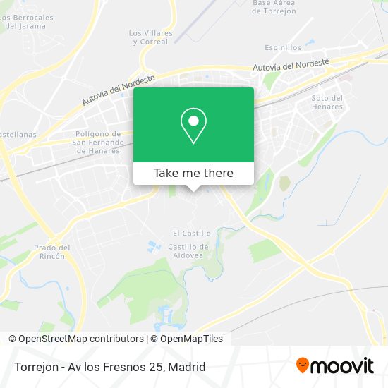 mapa Torrejon - Av los Fresnos 25