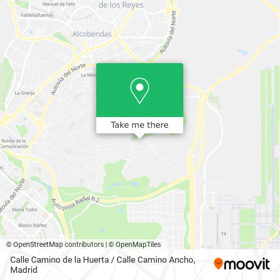 Calle Camino de la Huerta / Calle Camino Ancho map