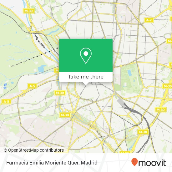 Farmacia Emilia Moriente Quer map