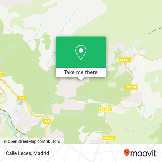 Calle Leces map