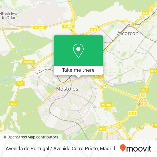 Avenida de Portugal / Avenida Cerro Prieto map