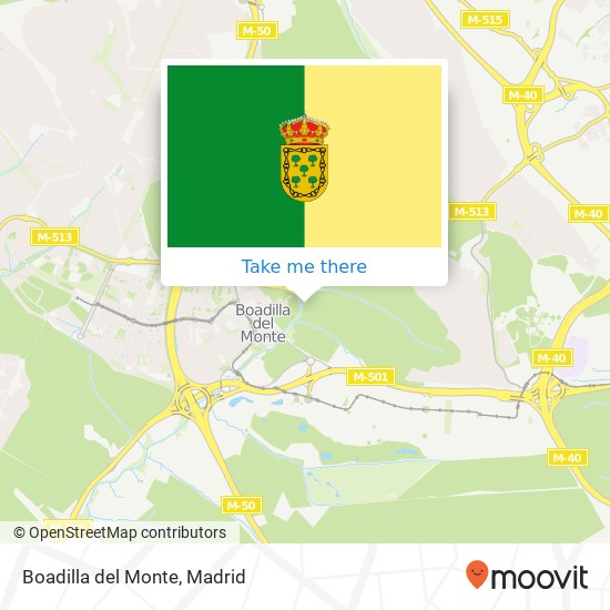 Boadilla del Monte map