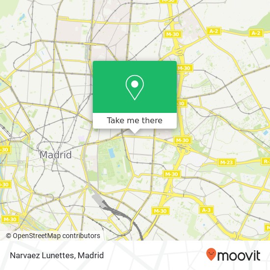 Narvaez Lunettes map