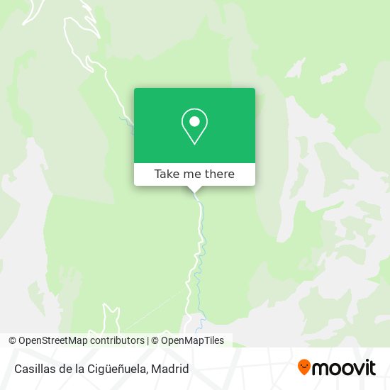 Casillas de la Cigüeñuela map