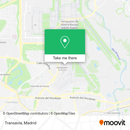 Transavia map