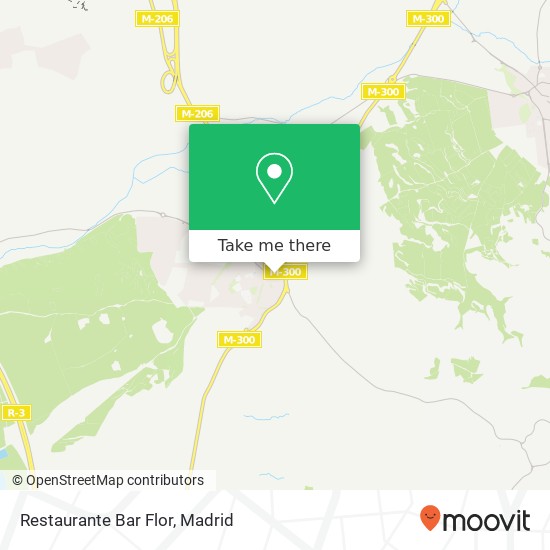 mapa Restaurante Bar Flor