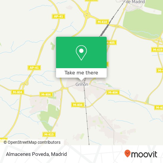 Almacenes Poveda map