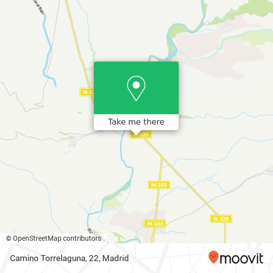 mapa Camino Torrelaguna, 22