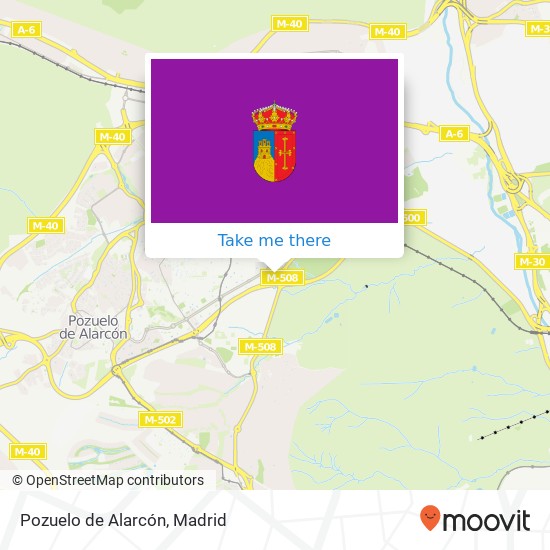 mapa Pozuelo de Alarcón