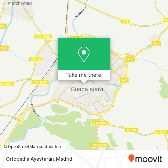 Ortopedía Ayestarán map