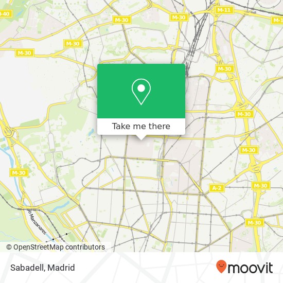 Sabadell map