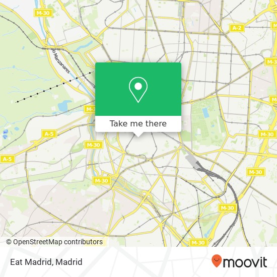 Eat Madrid map