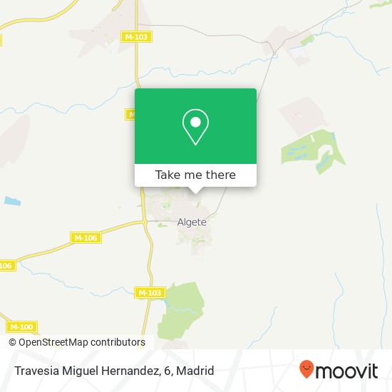 Travesia Miguel Hernandez, 6 map