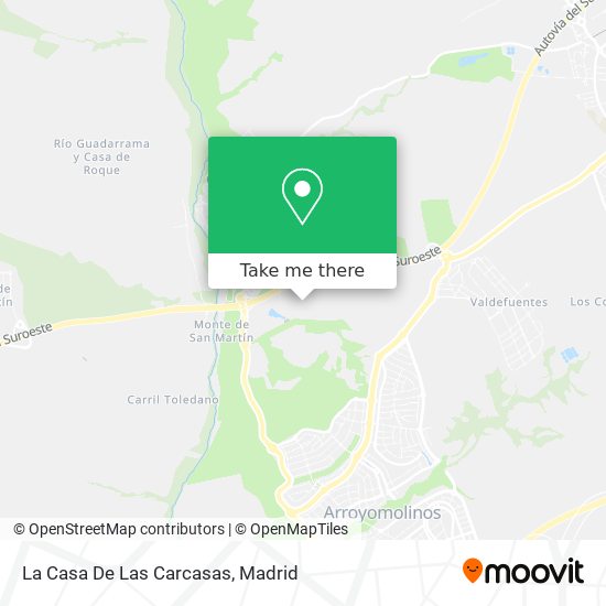 La Casa De Las Carcasas map