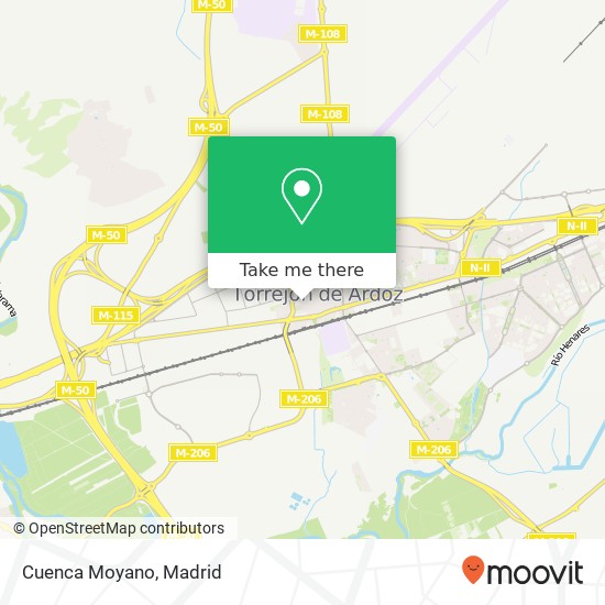 mapa Cuenca Moyano