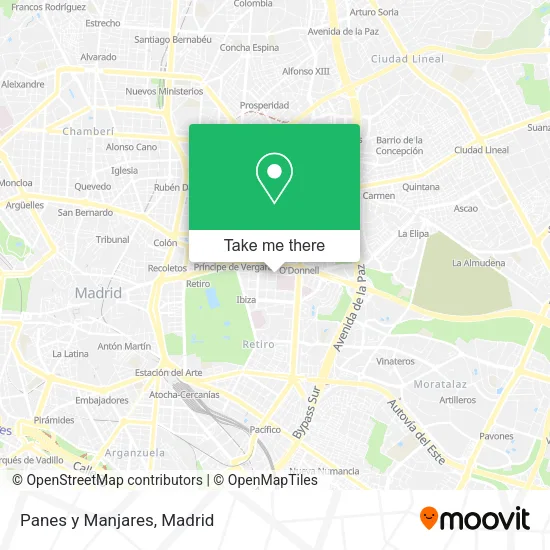Panes y Manjares map
