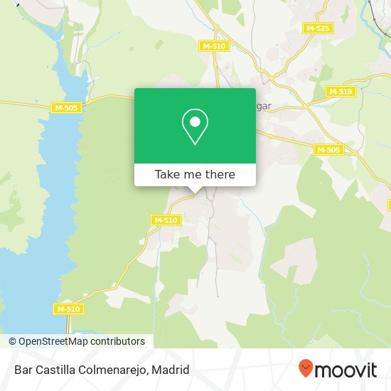 Bar Castilla Colmenarejo map