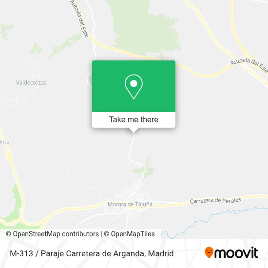 M-313 / Paraje Carretera de Arganda map