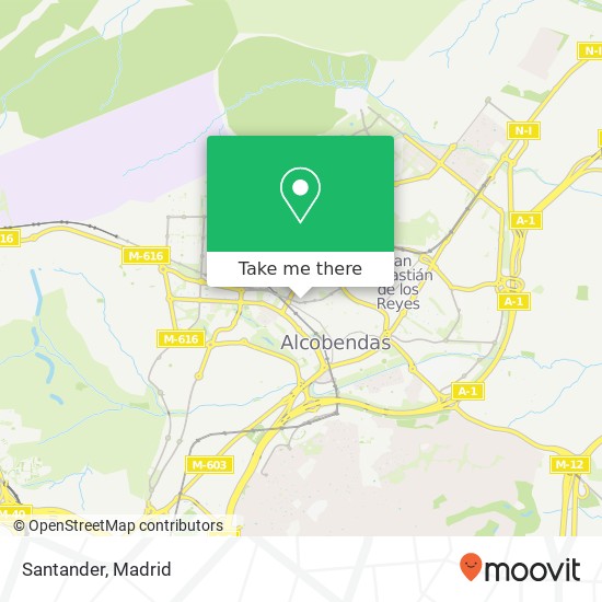 Santander map