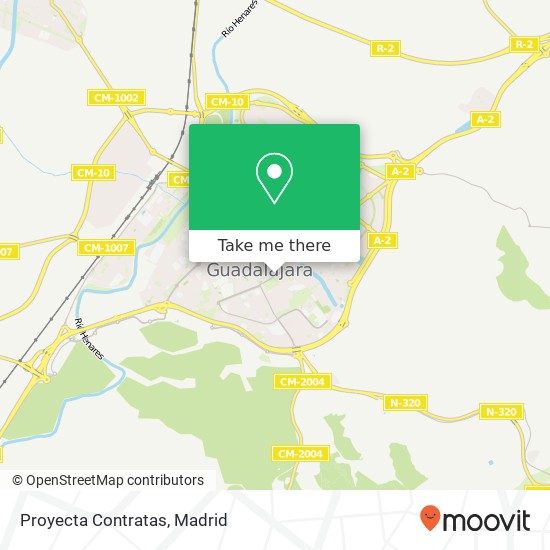 Proyecta Contratas map