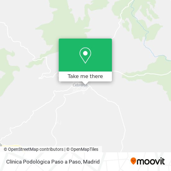 Clínica Podológica Paso a Paso map
