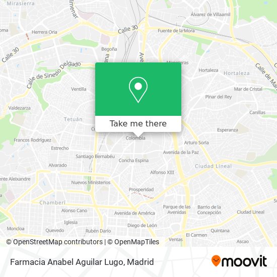 Farmacia Anabel Aguilar Lugo map