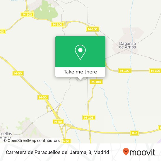 Carretera de Paracuellos del Jarama, 8 map