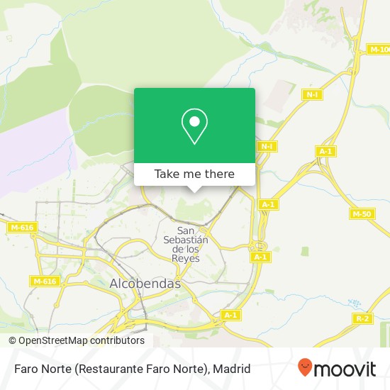 Faro Norte (Restaurante Faro Norte) map