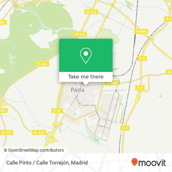 Calle Pinto / Calle Torrejón map