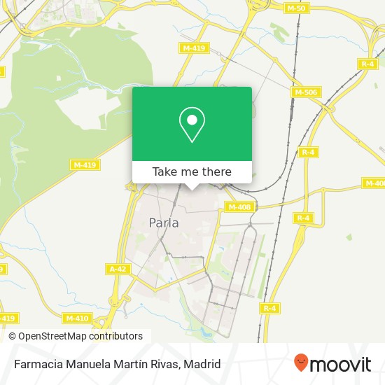 Farmacia Manuela Martín Rivas map