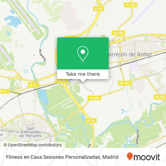 Fitness en Casa Sesiones Personalizadas map