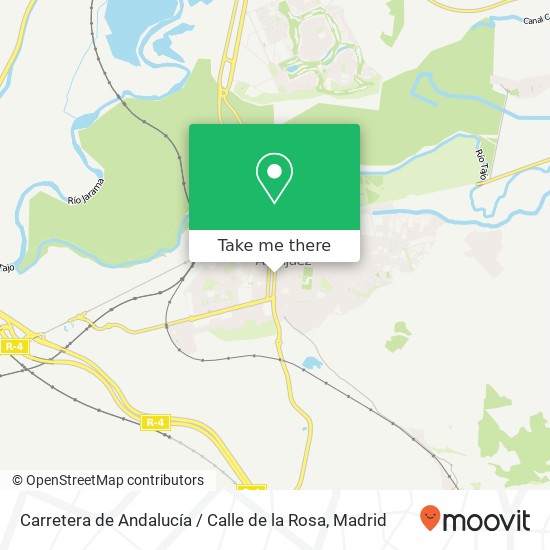 Carretera de Andalucía / Calle de la Rosa map