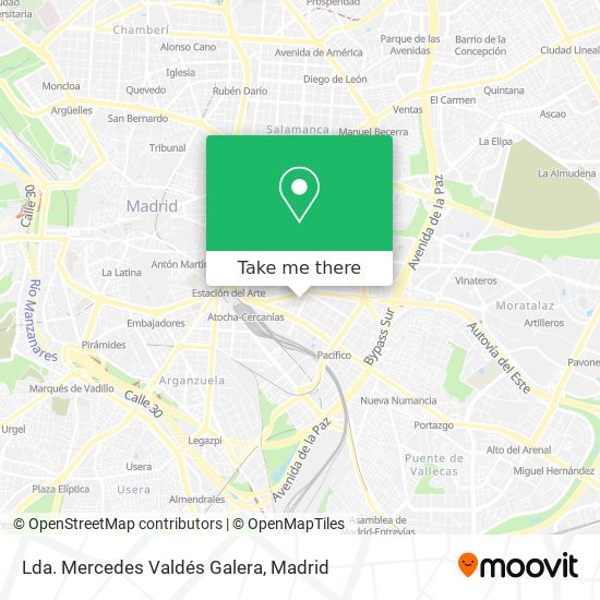 Lda. Mercedes Valdés Galera map