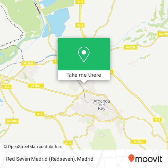 mapa Red Seven Madrid (Redseven)