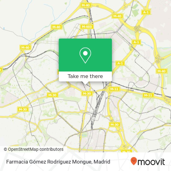 Farmacia Gómez Rodríguez Mongue map