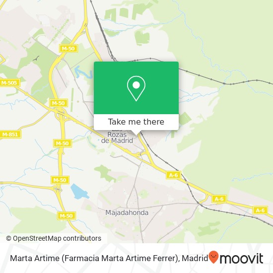 mapa Marta Artime (Farmacia Marta Artime Ferrer)