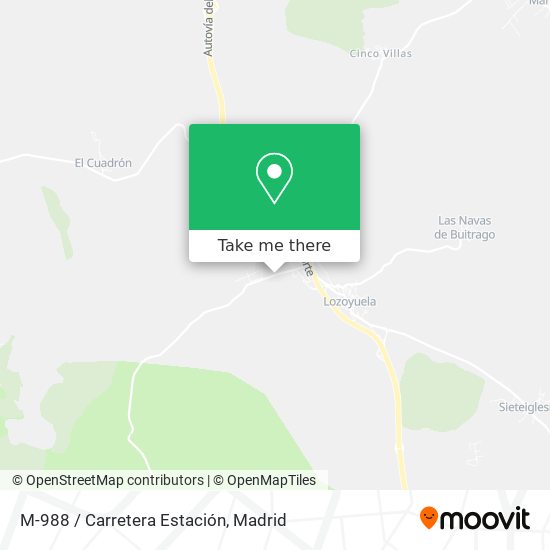 M-988 / Carretera Estación map