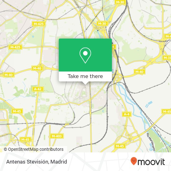 Antenas Stevisión map