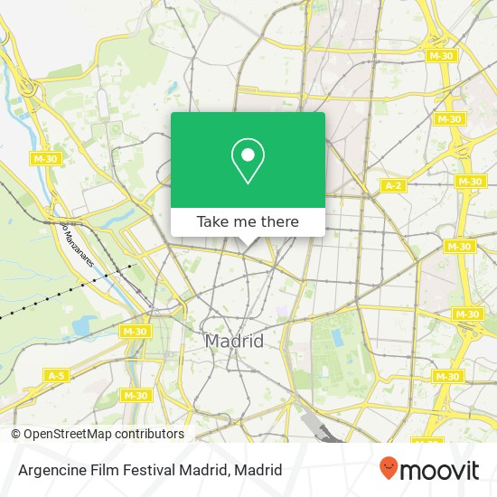 mapa Argencine Film Festival Madrid