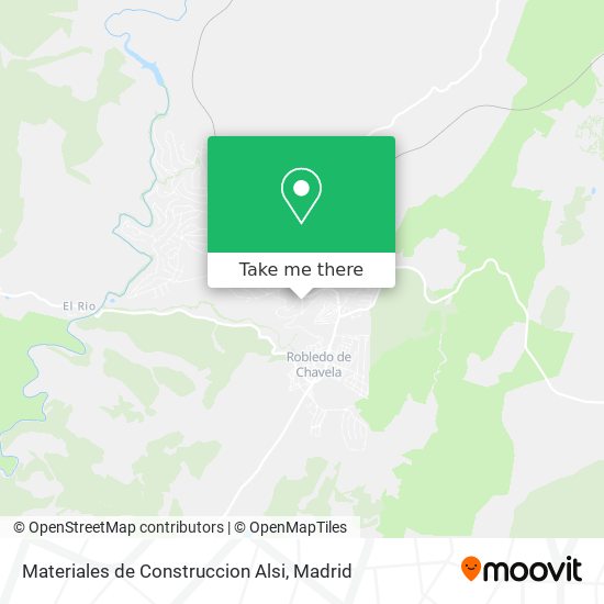 mapa Materiales de Construccion Alsi