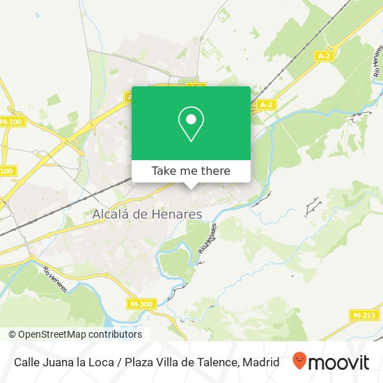 Calle Juana la Loca / Plaza Villa de Talence map