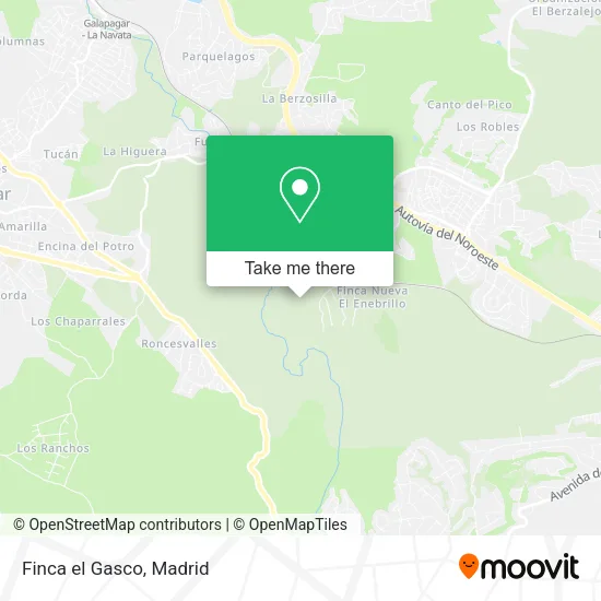 Finca el Gasco map