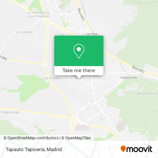 Tapauto Tapicería map