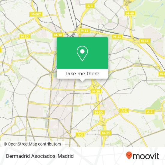 Dermadrid Asociados map