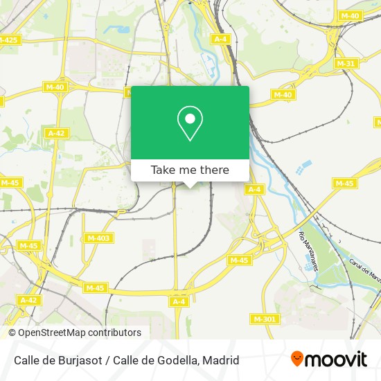 Calle de Burjasot / Calle de Godella map